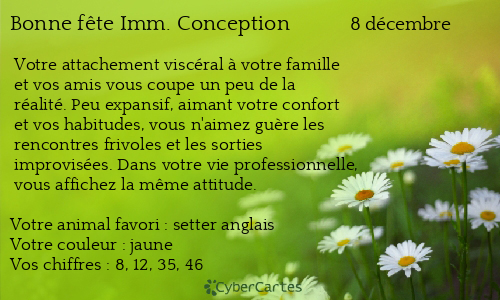 Carte bonne f&ecirc;te Imm. Conception